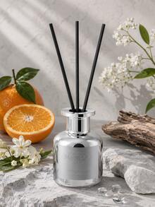 Difusor de varillas de 150ml con botella de espejo dorado & plateado, aroma cítrico floral amaderado, tapa de metal, fragancia para el hogar para dormitorio, baño, sala de estar, oficina, hotel, decoración de lujo - Modelo regular - Ver 14