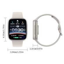 Microwear GTX20 Multi-Function Smart Watch, 1.85-Inch HD Touch Screen, Multiple Sports Modes, Sleep Monitoring, DIY Watch Face, Stopwatch, Alarm, Calendar, Calculator, Bluetooth Calling, Message Notification, Compatible With Android And IOS Sports Watch - Khaki - View 3