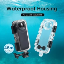 Insta360 X5 保护壳，45米防水，钢化玻璃和不锈钢材质，运动相机配件 - 查看 2