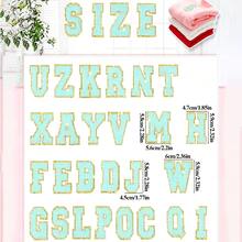 26pcs/Set Glitter Letter Iron-On Patches Chenille A-Z Patches Decorative Repair Embroidery Personalized Sewing Patches Suitable For Clothing Repair, Hats, Shirts, Shoes, Jeans, Bags - Multicolor - View 2