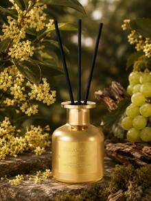 Difusor de varillas de 150ml con botella de espejo dorado & plateado, aroma cítrico floral amaderado, tapa de metal, fragancia para el hogar para dormitorio, baño, sala de estar, oficina, hotel, decoración de lujo - Modelo regular - Ver 12