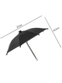 Mini Phone Sun Shade, Universal Clip-On Bracket, Outdoor Sun Protection Umbrella, Rainproof And Sunproof, Unisex, Suitable For Kindle, GPS Navigator, Phone, Travel And Vacation Essential Accessory, Holiday Necessity - Multicolor - View 16