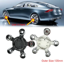 4件組 135mm 汽車輪圈中心蓋/輪轂蓋/徽章 4F0601165 4F0601165N 適用於 Audi A3 A4 A5 A6 A7 A8 S4 S6 配件 - 奧迪 - 查看 1