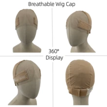 Women's Lace Wig Cap - Non-Slip, Adjustable Wig Cap, Secure Adhesive-Free Wig Attachment, Reusable High-Definition Lace Cap With Headband, Suitable For Lace Front Wigs, Halloween - Multicolor - View 3