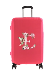 Little Elf Letter Print 18-32 Inch Durable Universal Luggage Cover, Dust-Proof And Scratch-Resistant Luggage Cover With Elastic Edge, Suitable For Flights, Honeymoon, Airport, Cruise, Business Travel, Unisex Travel Essential Accessory, Suitable For Family, Friends, Mother, Teacher, Fits Most Roller Luggage, Carry-On Bags, Trolley Bags,Back To School - Multicolor - View 27