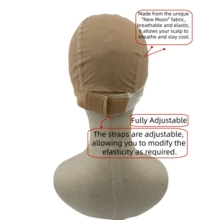 Women's Lace Wig Cap - Non-Slip, Adjustable Wig Cap, Secure Adhesive-Free Wig Attachment, Reusable High-Definition Lace Cap With Headband, Suitable For Lace Front Wigs, Halloween - Multicolor - View 6