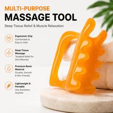 Fascia Tool, Body Massager, Massage Tool, Muscle Massager, Deep Tissue Massager, Recovery Tool, Handheld Massager, Body Care Tool, Suitable For Neck, Shoulder, Back, Arm And Leg Massage, Fitness Recovery, Stretching, Exercise, Home, Spa And Daily Use - Multicolor - View 5