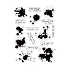 Sellos de silicona transparentes para agenda, sellos básicos de fondo vintage, sellos de goma decorativos DIY para agenda, suministros de relieve para scrapbooking - Sello de silicona - Ver 8
