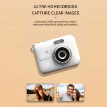Mini Retro 1080p HD Digital Camera, Neck-Worn Portable With Display, Compact Camera180mAh - View 7