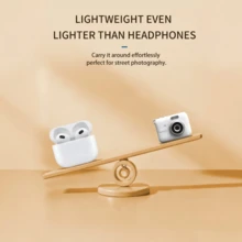Mini Retro 1080p HD Digital Camera, Neck-Worn Portable With Display, Compact Camera180mAh - View 10