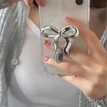 3D Bow Telescopic Air Cushion Phone Stand, Commute Selfie Binge-Watching Slouchy Bracket, Suitable For Business Trips, Travel, Portable Binge-Watching, Video Scrolling Gadget, Foldable And Space-Saving, Niche Exquisite Gift For Girlfriend - Multicolor - View 2