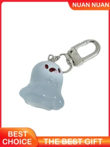 10/5/1pc Halloween Ghost Keychain, Cute Cartoon Resin Pendant Key Ring, Suitable For Decorating Wallet, Keys, Backpack, Etc., Perfect Gift For Family, Friends And Colleagues - Multiple Styles - View 6