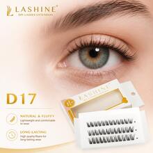 Lashine DIY Cluster Lashes Single Box Natural Wispy Lash Segments WL05 WL07 D07 D12 D17 D20 Reusable Eyelash Extensions - D - View 4