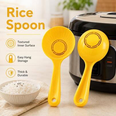 2pc Half-Circle Rice Ball Mold, Rice Shaper And Diy Bento Box Tool, Plastic Rice Spoon, Back To School Supplies