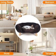 XPT043 Brown Cat Sofa - Brown - View 7