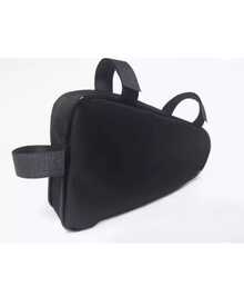 Bolsa Triangular de Quadro para Bike MTB Poliéster 600D Reforçada Preta - Preto - Visão 2