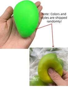 Balle anti-stress en mangue douce faite à la main, jouet fidget, balle à presser moelleuse avec remplissage en bloc rond, gadget anti-stress ASMR pour adultes, décoration de bureau, outil de soulagement du stress - Multicolore - Voir 10
