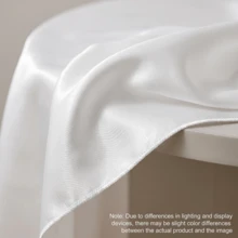 89.76 Inch (228 Cm) Round Satin Tablecloth - Elegant Smooth Fabric Tablecloth For Weddings, Birthdays, Christmas, Halloween Parties And Dining Table Decor - Multicolor - View 13