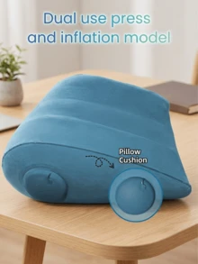 Bantal Segitiga Tiup PVC, Cocok untuk Sandaran Kaki Sofa di Rumah dan Luar Ruangan, Dapat Digunakan sebagai Bantal atau Bantalan, Tidak Membutuhkan Daya, Portabel untuk Perjalanan, Bahan Mudah Dibersihkan - MultiWarna - View 3