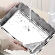 1pc/3pcs Tiramisu Box Stainless Steel Tray, Popular Cake Container, Special Mold, Suitable For Fruit, Meat, Vegetables, Easy To Clean, Suitable For Refrigerator, Freezer And Food Cabinet Storage - View 10