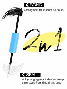 Lash Glue Bond And Seal Long Lasting Strong Hold Waterproof 2 In 1 Cluster Eyelash Glue For DIY Lash Extensions By Mavphnee - Mint Blue - View 3