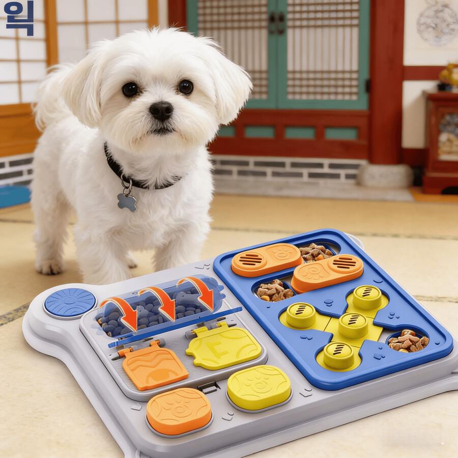 免電池互動寵物益智玩具，增進精神刺激，減緩進食速度，適合所有品種的貓狗，養成更健康的餵食習慣
