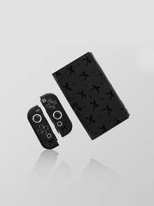 相容 Switch 遊戲機配件，可愛黑色時尚蝴蝶結與愛心圖案，相容新 Switch 2 (2025)、NS 2nd Gen/Switch OLED/Switch NS 保護殼收納包，適合 Switch 玩家的最佳禮物，情人節告白/浪漫禮物 - 彩色 - 查看 13