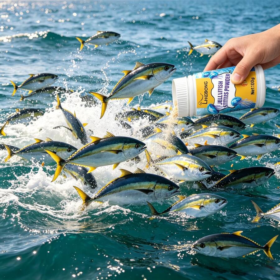 YEGBONG 100g Fish Attractant Powder – Plant Protein Fiber Bait Additive, Irresistible Scent, Cotton-Like Texture For Bass Trout Crappie Carp Tilapia, Freshwater Lake River Pond Fishing,Quick Ship Items,Free Shipping