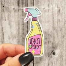 REPELLENT Repellent Spray Sticker, Funny Personalized Decorative Sticker, Waterproof Vinyl Sticker - Durable Matte Surface, Self-Adhesive Bumper Sticker, Suitable For Cars, Windows, Laptops, Trucks, Water Bottles - Multi-Purpose Durable Design, Car Sticker - Vinyl - View 13