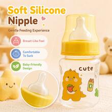 2pcs Cute Bottle Set 60ml+250ml PP Feeding Bottles With Nipples For 0-36 Months - Multicolor - View 6