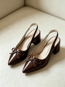 Women Pumps - 咖啡棕 - 查看 3