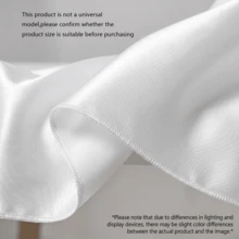 Khăn trải bàn tròn 228cm/275cm, vải satin 100gsm, thích hợp trang trí trong nhà/ngoài trời, đám cưới, tiệc tùng, khách sạn, bàn ăn. - trắng - Xem 5
