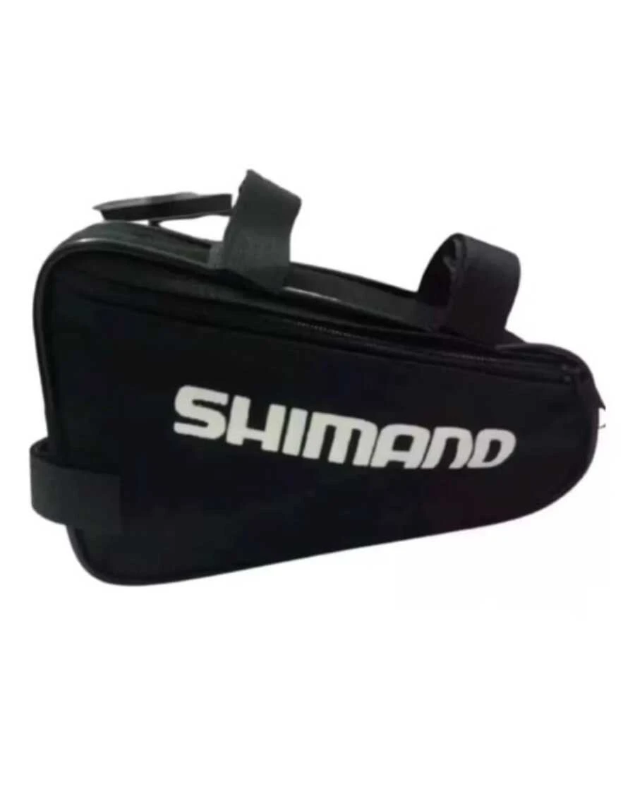 Bolsa Triangular de Quadro para Bike MTB Poliéster 600D Reforçada Preta - Preto - Visão 1