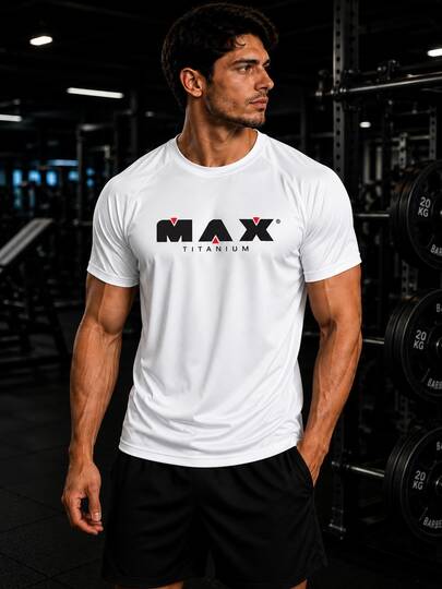 Camiseta Dry Fit Academia Treino Fitness Corrida Esportiva Masculina Casual Malhar Dia a Dia