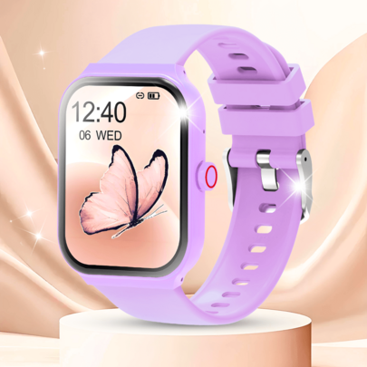 NcmRyu Reloj inteligente deportivo unisex de moda y actualizado, notificaciones de llamadas y mensajes inalámbricos, podómetro, seguimiento de calorías y distancia, múltiples modos deportivos, control de música, cámara remota, recordatorio de alarma, carga USB, reloj inteligente multifunción, adecuado como regalo de vacaciones para parejas, mayores, amigos, compañeros de clase