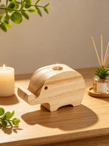 動物造型木製香氛擴香器，居家裝飾，精油擴香器，精油配件，優雅木製香氛裝飾，適用於居家與車內香氛擴散 - 優雅木製精油擴香器 - 完美禮品選擇 - 均碼 - 查看 9
