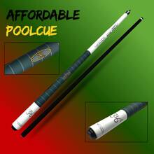 12.5mm Tip American 9-Ball Cue, 1/2 Split Design, Leopard Pattern, Cool Grip, 3/8*3 Quick Joint, Professional 10-Ball Cue, Professional Competition Cue, Suitable For Daily Practice And Competition, Perfect Gift For Billiards Enthusiasts - White - View 2