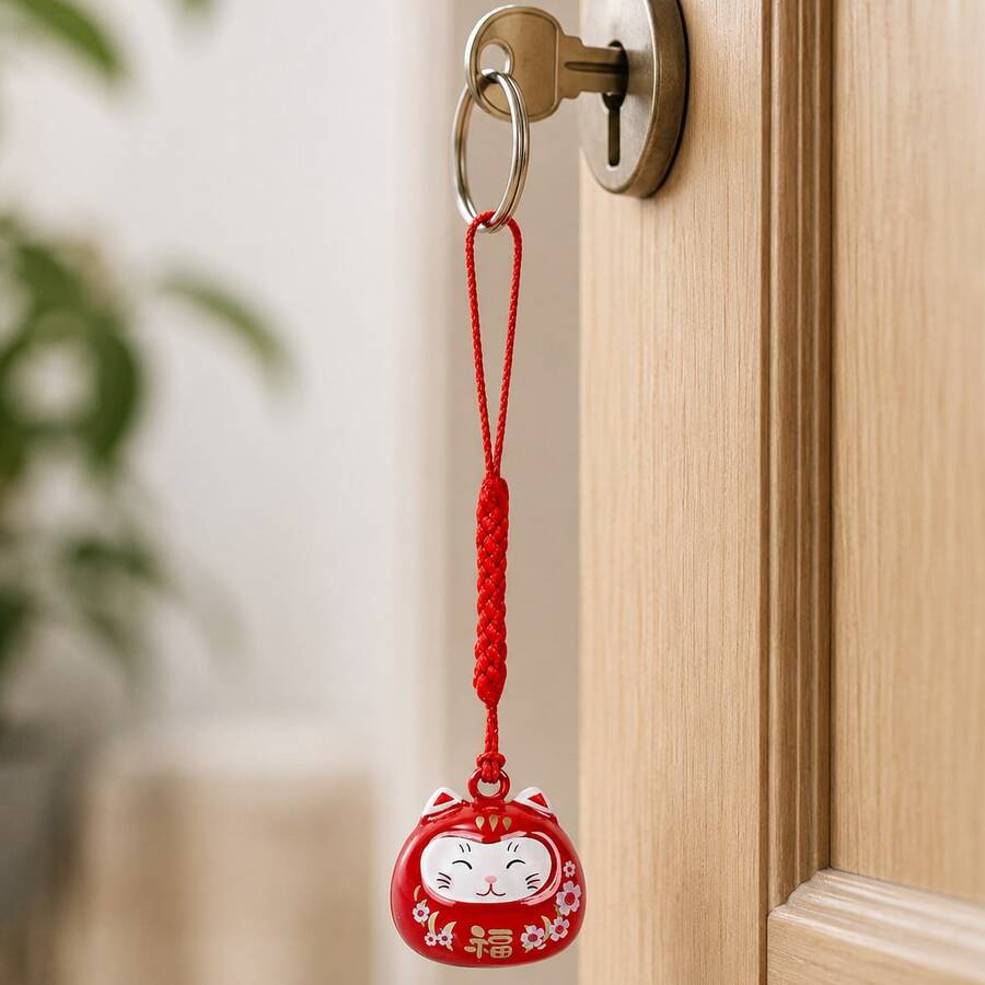 Sac à dos décoratif tressé de couleur unie fait main, pour le transport, attirer la richesse, l'eau pour chat, le son de Qin, le pendentif de sac à clés, le gardien, l'expédition, le pendentif de téléphone portable, le sac cadeau pour fête - A - Voir 1