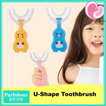 U-Shaped Silicone Toothbrush Designed To Clean Teeth And Massage Gums With 360-Degree Coverage. - Multicolor - View 2