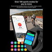 Dymonde GTX20 Multifunction Smart Watch, 1.85-Inch HD Touch Screen, Multiple Sports Modes, Sleep Monitoring, DIY Watch Face, Stopwatch, Alarm, Calendar, Calculator, Bluetooth Calling, Message Notification, Suitable For Android And IOS Sports Watch - Black - View 8