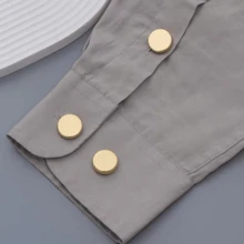 5/10pcs Metal Button Covers, Detachable Button Cover Clips, 3D Fashion Decorative Buttons, Button Fasteners With Pliers, DIY Handmade Accessories, Suitable For Dresses, Evening Gowns, Shirts - Multicolor - View 3