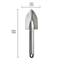 Set Alat Berkebun Mini, Sekop Tangan Stainless Steel 201 dan Garu Penggaruk 3 Cabang dengan Pegangan Anti Selip, Alat Berkebun Kecil Tahan Karat untuk Sukulen, Bonsai, Menanam, Memindahkan Tanaman, dan Menggemburkan Tanah - A - View 7