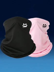 1pc/2pcs/3pcs Unisex Solid Color Versatile Breathable Sports Face Mask Elastic Sun Protection Head Cover, Suitable For Daily Outings, Hiking, Climbing, Fishing, Etc. - Multicolor - View 12