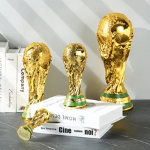FIFA FIFA Piala Dunia, Cocok untuk Acara di Kanada, Meksiko, dan AS - Piala Sepak Bola Resin dengan Piala Ikonik dan Figur Piala, Pajangan Koleksi Penggemar, Dekorasi Pesta Ulang Tahun, Hadiah Pajangan Kantor - Piala - View 2