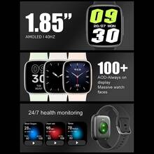 Microwear GTX20 Multi-Function Smart Watch, 1.85-Inch HD Touch Screen, Multiple Sports Modes, Sleep Monitoring, DIY Watch Face, Stopwatch, Alarm, Calendar, Calculator, Bluetooth Calling, Message Notification, Compatible With Android And IOS Sports Watch - Khaki - View 5
