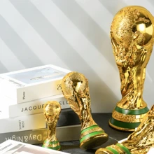 FIFA FIFA Piala Dunia, Cocok untuk Acara di Kanada, Meksiko, dan AS - Piala Sepak Bola Resin dengan Piala Ikonik dan Figur Piala, Pajangan Koleksi Penggemar, Dekorasi Pesta Ulang Tahun, Hadiah Pajangan Kantor - Piala - View 5