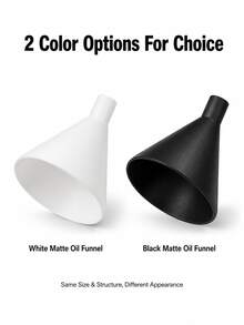 1pc Car Eccentric Fuel Funnel, Automotive Oil Funnel, Creative Large-Aperture Eccentric Design, Funnel Transfer Tool, Automotive Repair Tool, Souvenir For Car Repair Enthusiasts, The Perfect Gift - A - View 2