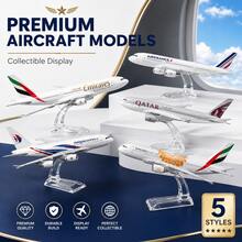 16CM Modelo de avión de aleación - Modelo de avión de metal fundido, adecuado para colección, regalo, decoración de escritorio - Multicolor - Ver 2