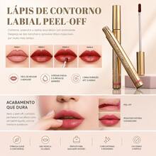 B.TWO.B Vegan Peel-Off Lip Liner, Intense Color With 12-Hour Wear, Waterproof And Smudge-Proof, Gentle, Non-Irritation Formula, Ideal For Defining Lip Contours For Any Occasion - B02 Terracota Nordeste - 查看 4