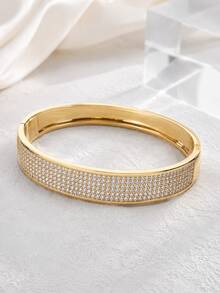 1 pieza Pulsera para mujer, diseño minimalista de moda, creativo, exquisito, único, personalizado, versátil, de nicho y vintage - S63085 - Ver 4